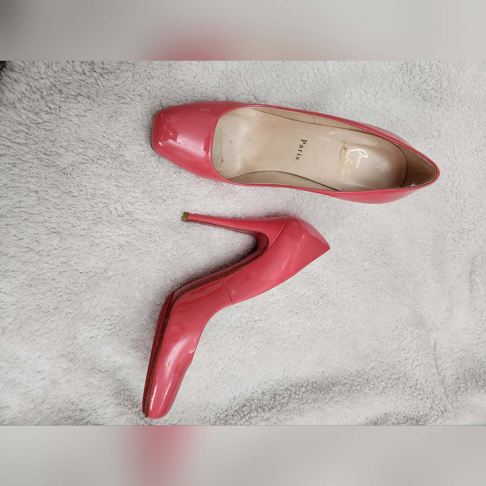 SOLD on FB Christian Louboutin pink heels